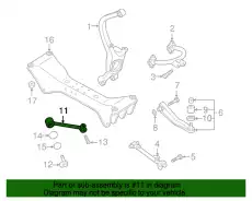 Рычаг зад. galant e54a,e55a mb870330 MITSUBISHI