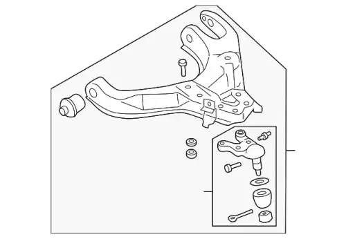 Рычаг подвески MITSUBISHI MR296267