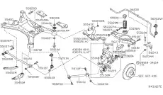 Рычаг подвески NISSAN 555019N00A