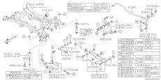 Рычаг подвески SUBARU 20250XA03A