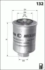 Топливный фильтр MECAFILTER ELG5229