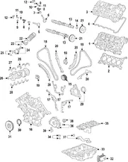 Прокладка ГБЦ CADILLAC 12664772
