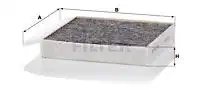 Салонный фильтр MANN-FILTER CUK 25 034-2