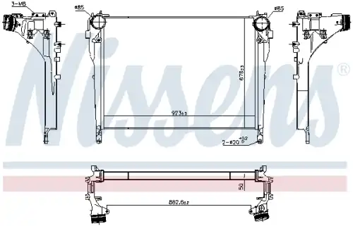Интеркулер NISSENS 961571