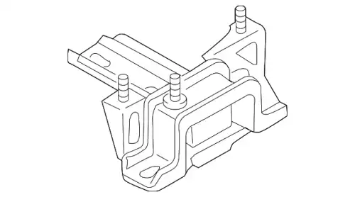 Подушка двигателя, левая D65139070B MAZDA