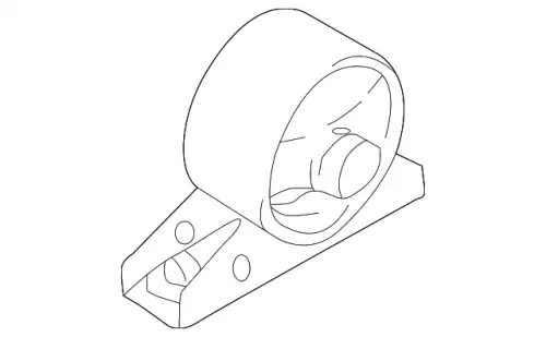 Подушка двигателя, левая MR272203 MITSUBISHI