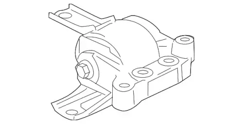 Подушка крепления двигателя MITSUBISHI MN184372