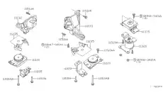 ОПОРА ДВИГАТЕЛЯ 113207S100 NISSAN