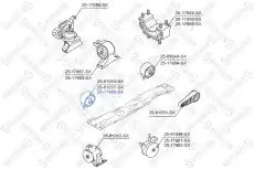 Подушка крепления двигателя STELLOX 25-17865-SX