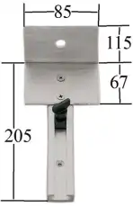 Держатель для эхолота 90град C14671 EASTERNER