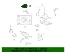 Подушка двигателя 2193038650 HYUNDAI