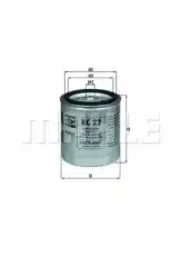 Топливный фильтр KNECHT KC22 MB W123/W460 2.0D-3.0D/TD <92 / T1/T2 207D-507D <90