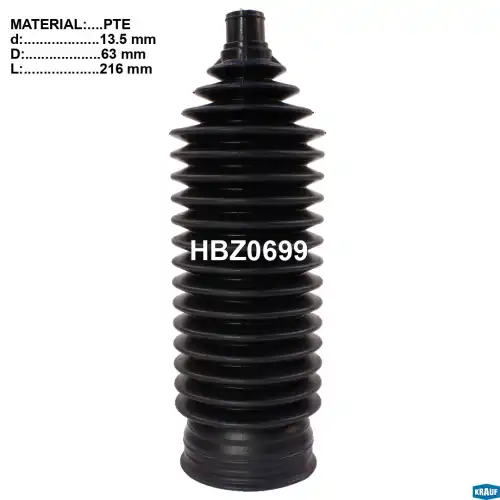 Пыльник рулевой рейки HBZ0699 KRAUF
