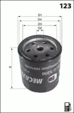Топливный фильтр MECAFILTER ELG5206