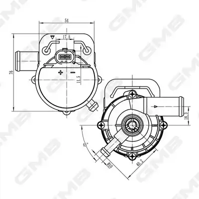 Датчик ABS GMB GEWBE014