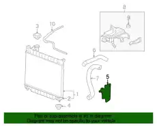 BAFFLE,RAD AIR LWR 10380463 SAAB