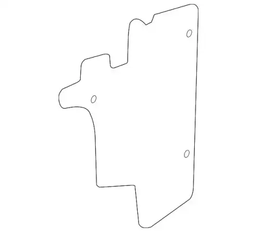 BAFFLE,RAD AIR LWR 10380463 SAAB