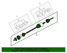 привод левый VW 701 407 271 LX VAG