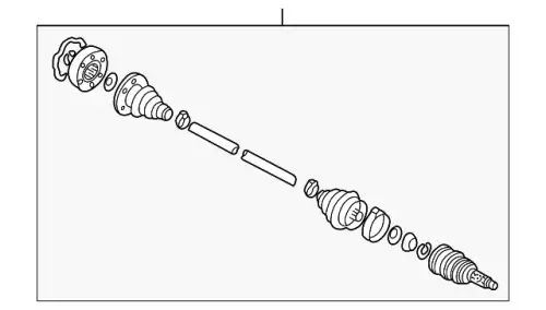 привод левый VW 1H0 407 271 NX VAG