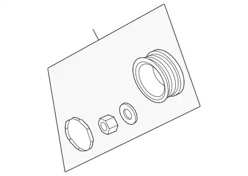 шкив генератора VW 07C903119 VAG