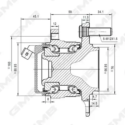 Ступица GMB GH35190A