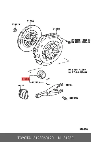 TOYOTA / LEXUS 3123060120