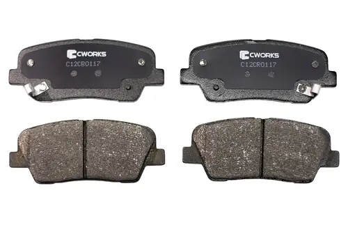 Тормозные колодки дисковые CWORKS C12CR0117