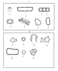 Прокладка ГБЦ DODGE 4781018AB