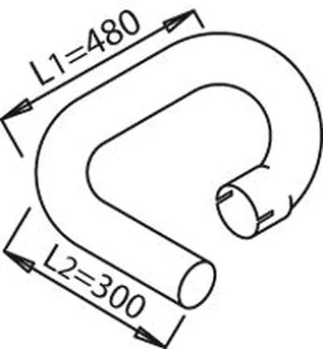 Egzoz Borusu, Exhaust Pipe 67345 SOYLU