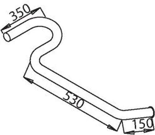 Egzoz Borusu, Exhaust Pipe 28371 SOYLU