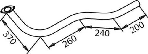 Egzoz Borusu, Exhaust Pipe 28725 SOYLU