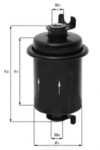 Топливный фильтр KNECHT KL112