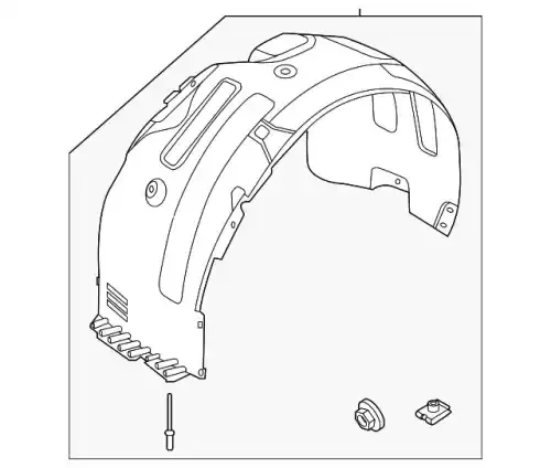 Подкрылок HYUNDAI / KIA 86812P2000