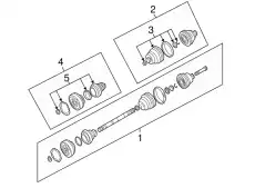 привод левый VW 701407449DX VAG