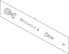 Приводной вал 1J0 407 272 BK VAG