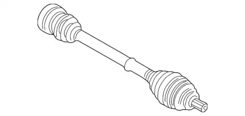 Приводной вал 8D0 407 451 EX VAG