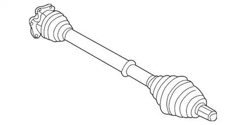 DRIVESHAFT 8E0407271BN VAG