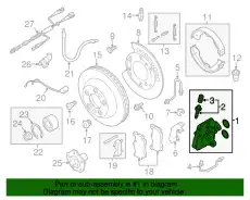 Суппорт тормозной VAG 7L6 615 424L