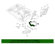 Рычаг подвески VAG 8E0 505 323 M