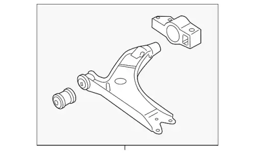 Рычаг подвески VAG 8J0 407 151 D