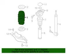 Пружина винтовая 3C0 511 115 AG VAG