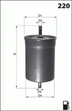 Топливный фильтр MECAFILTER ELE6065