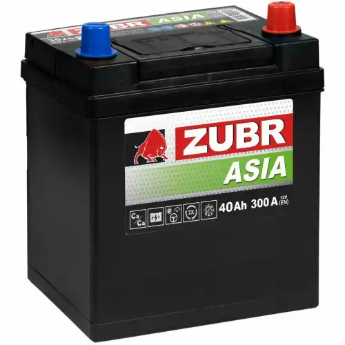 Аккумулятор ZUBR ZPA400 40 Ач 350 А 187x127x225 мм 0 (-+) обратная