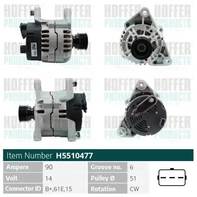 Генератор HOFFER H5510477