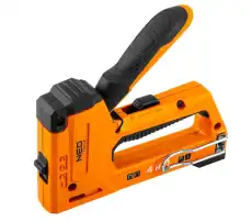 NEO Tools Степлер 4 в 1, 6-14 мм, скобы J, G, L, E, алюминий 16-030
