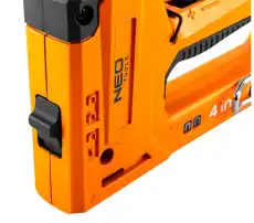 NEO Tools Степлер 4 в 1, 6-14 мм, скобы J, G, L, E, алюминий 16-030