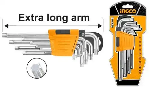 Набор шестигранников TORX INGCO HHK13092