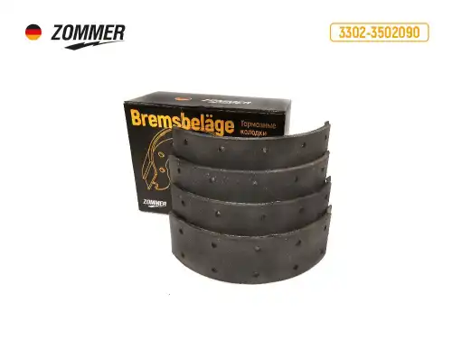 Тормозные колодки дисковые ZOMMER 19116