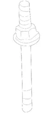 STUD,GEN BR(M10X1.5X95/M10X1.5X25) 24507943 BUICK