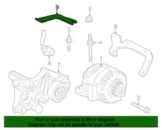 BRACE,GEN RR 24507942 BUICK